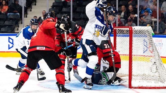 Canada's men's U18 team defeats Finland 4-1 to advance to Hlinka ...